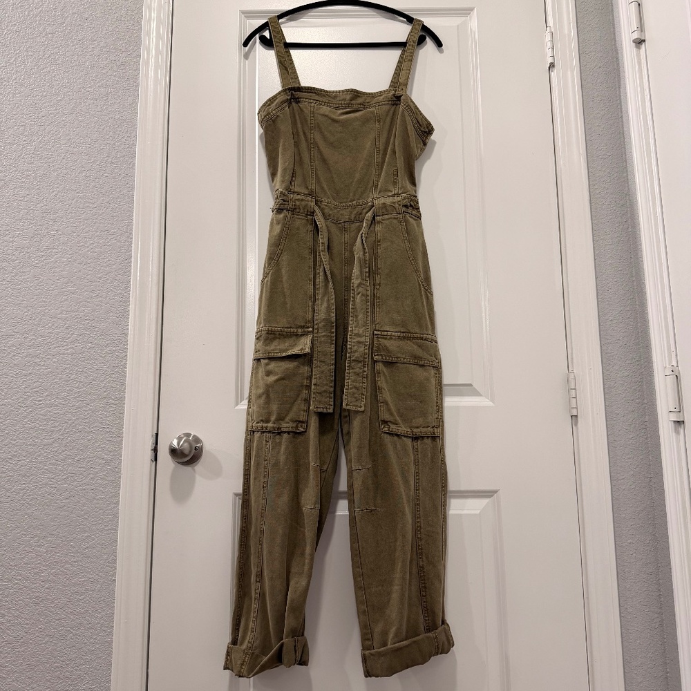 Free People Go West Utility Jumpsuit